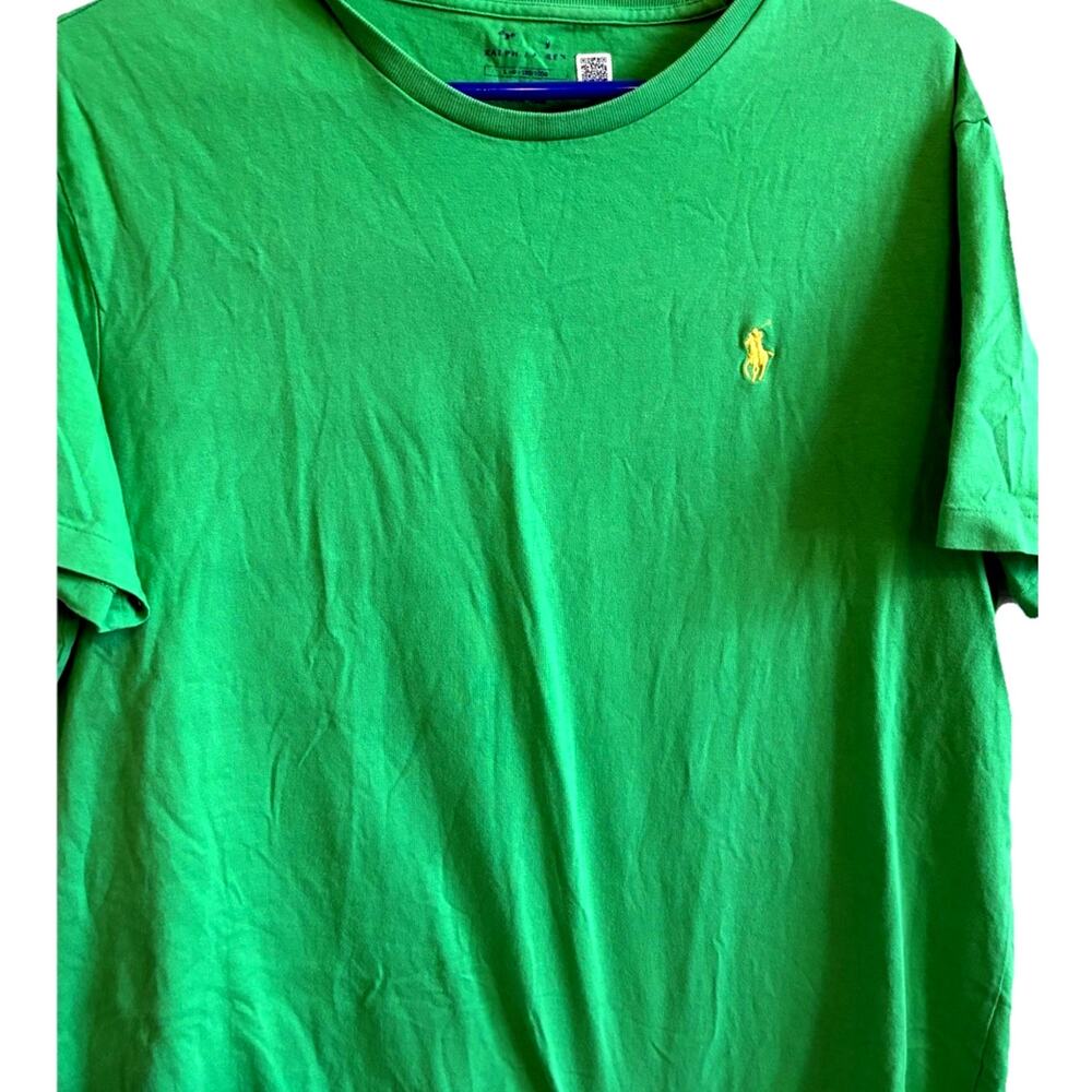Polo Ralph Lauren Crewneck T-shirt Green SPRING EASTER Preppy Pony Logo Mens L